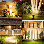 4-Pack Solar Spotlights, Landscape Lights