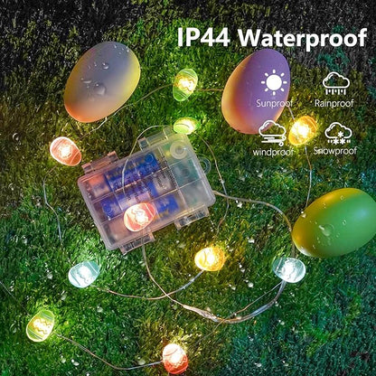 Outdoor String Lights, Multicolor Waterproof LED