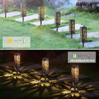 8-Pack Solar Path Lights, Outdoor Garden LED