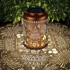Courtyard Solar Backyard Lanterns, Elegant Waterproof LED