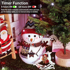 Christmas Fairy Lights 4-Pack, 66ft 200 LED Battery Twinkle Lights