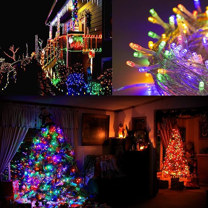 Christmas Fairy Lights, 5ft 300 LED Battery Twinkle Lights