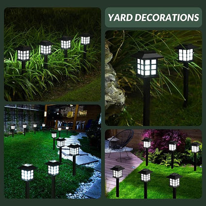 SOLPEX Solar Path Lights, 16 Pack - Outdoor Waterproof for Garden, Yard, Landscape and Driveway (Cold White)