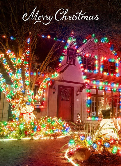 Christmas Fairy Lights 4-Pack, 66ft 200 LED Battery Twinkle Lights