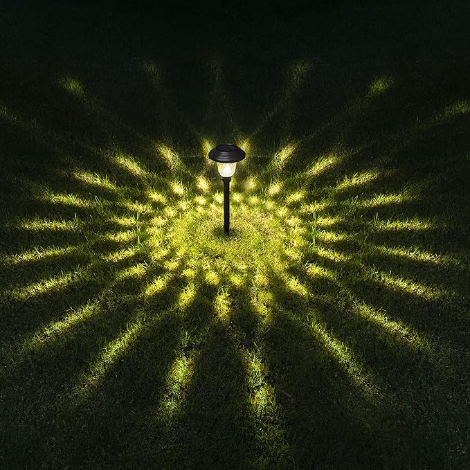 8-Pack Solar Landscape Lights for Driveway