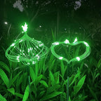 Solar Yard Path Lights 2-Pack, Waterproof
