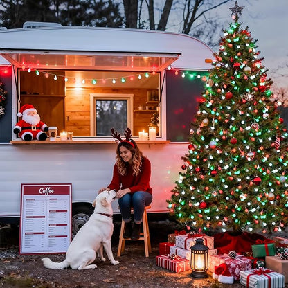 Christmas LED String Lights, Waterproof Timer Lights