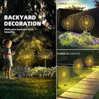 Solar Garden Path Lights, Waterproof