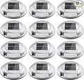 Solar Gutter Lights 12-Pack, Waterproof LED
