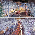 4-Pack Christmas String Lights, 132ft 400 LED Waterproof Twinkle Lights