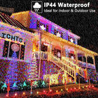 Christmas Fairy Lights, 279ft 800 LED Battery Twinkle Lights