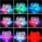 Solar Mosaic Garden Statue Light, Outdoor Decor