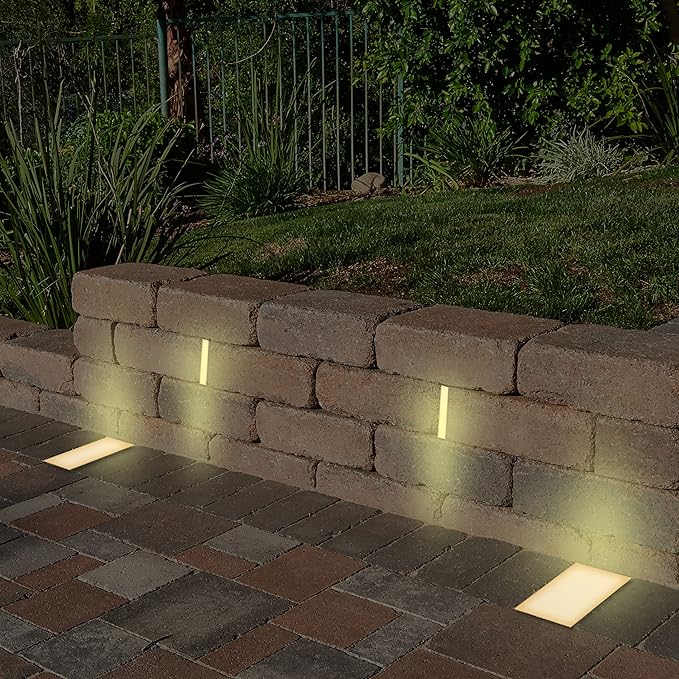 Warm White Solar Path Lights, Outdoor Walkway LED