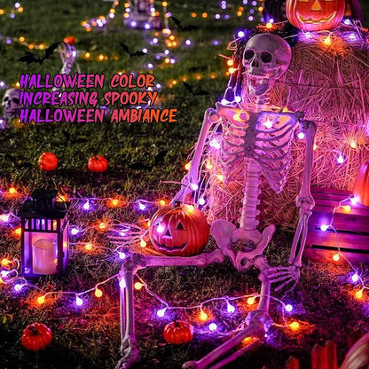 33ft Christmas LED String Lights, Waterproof Timer Lights