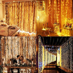 Outdoor String Lights, Warm White Waterproof LED