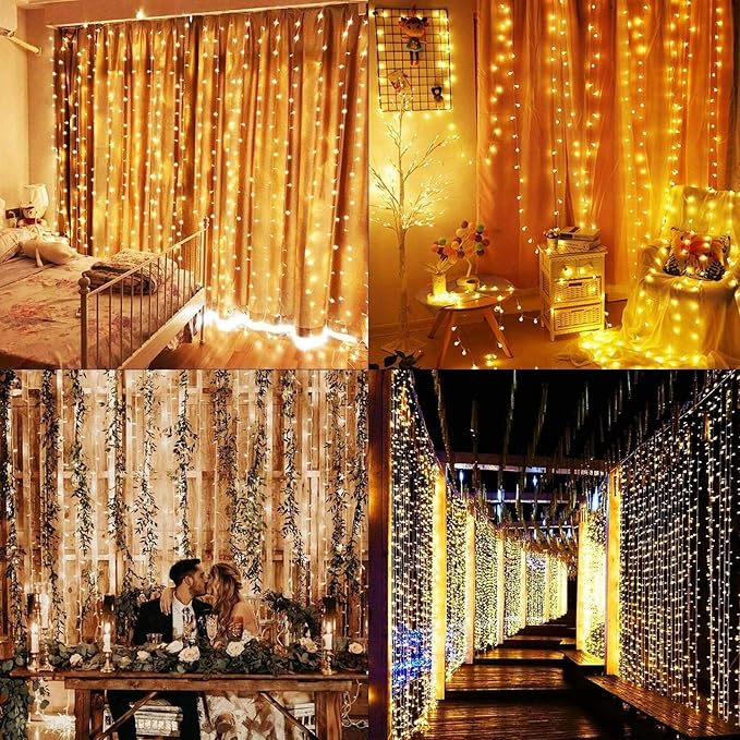 Outdoor String Lights, Warm White Waterproof LED
