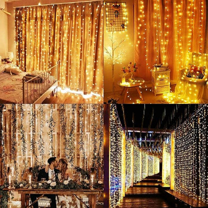Outdoor String Lights, Warm White Waterproof LED