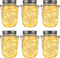 6-Pack LED Patio String Lights, Waterproof Outdoor