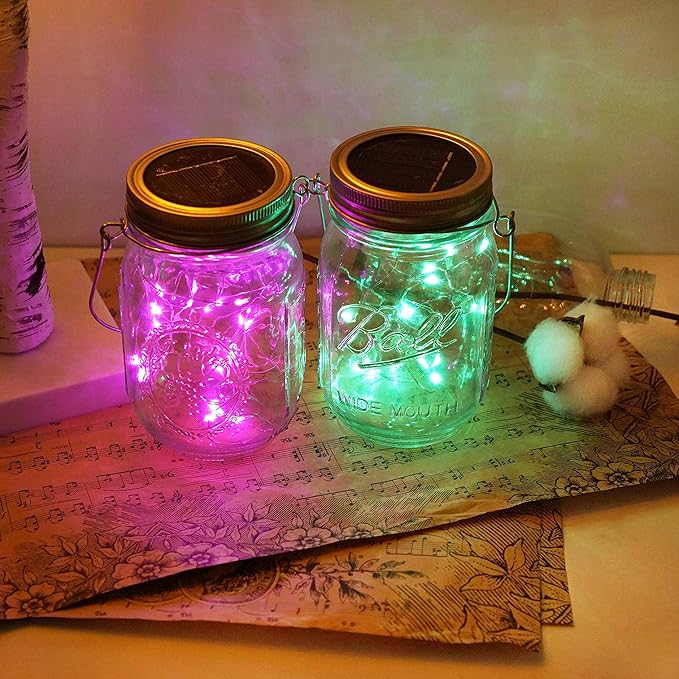 Christmas Backyard String Lights 6-Pack, 20 LED Waterproof