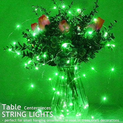 15-Pack 6ft Christmas LED String Lights, Waterproof Timer Lights