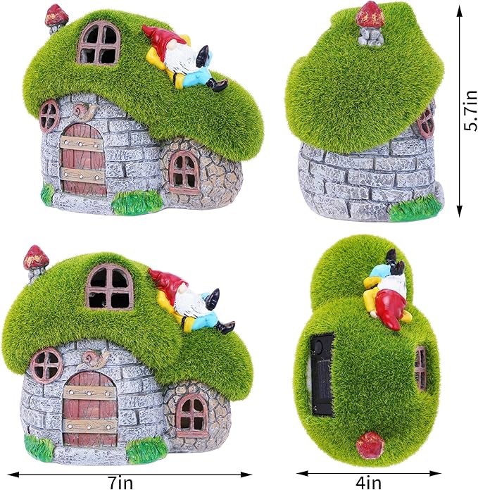 Solar Gnome Statue Light, Yard Decor