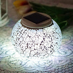 Mosaic Solar Lawn Figurine Light, Waterproof