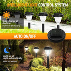 10-Pack IP65 Solar Landscape Lights for Garden
