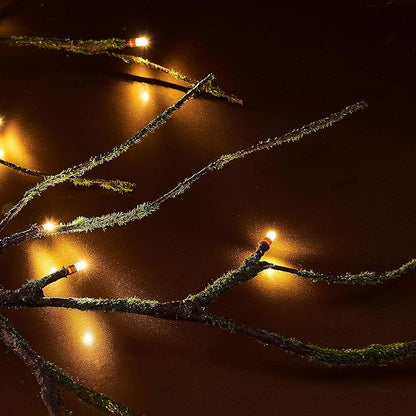 6ft Christmas LED String Lights, Waterproof Timer Lights