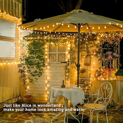 Christmas Yard String Lights, 100ft 200 LED Waterproof
