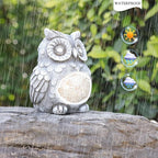 Solar Owl Garden Statue Light, Outdoor Decor
