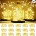 15-Pack Christmas String Lights, 6ft 20 LED Waterproof Twinkle Lights