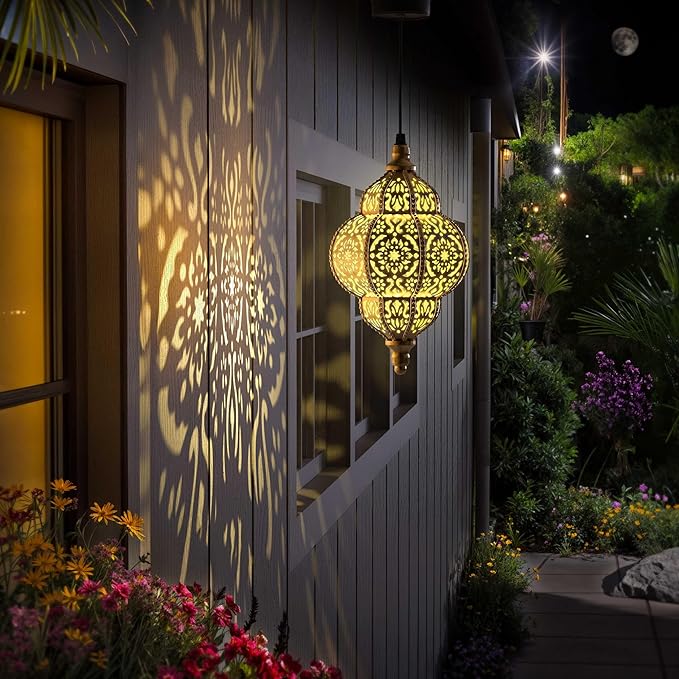 Bronze Solar Path Lights, Outdoor Yard LED