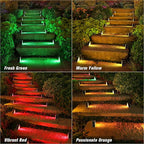 8-Pack Solar Stair Lights, LED