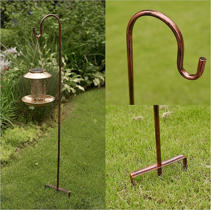 2-Pack 48" Shepherd's Hooks, Heavy-Duty Garden Stakes