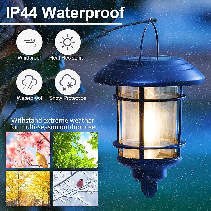 6-Pack Solar Landscape Lights for Yard