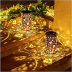 Ladybug Solar Patio Lanterns, Decorative Waterproof LED
