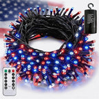 Christmas Patio String Lights, 66ft 200 LED Waterproof