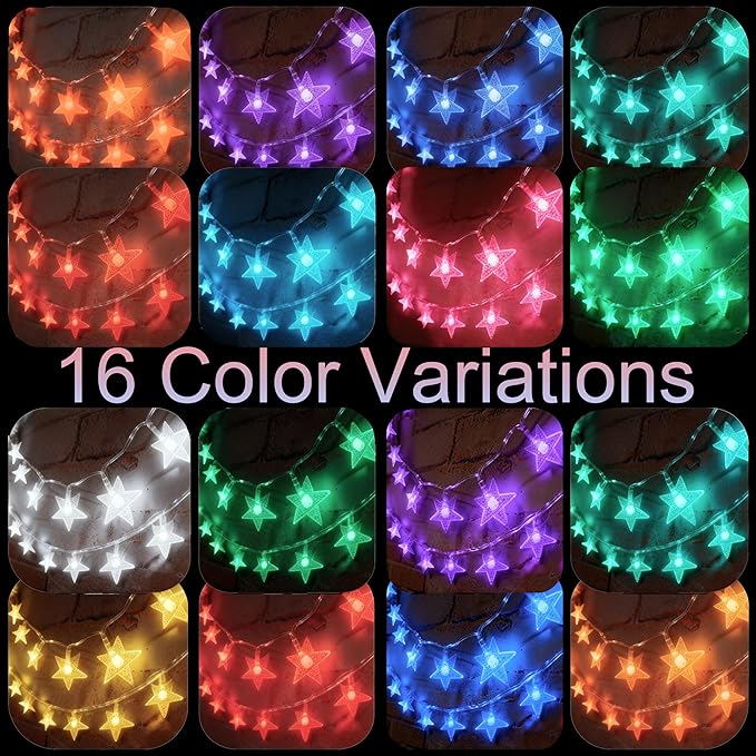 Backyard String Lights, 20ft Weatherproof LED