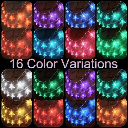 Backyard String Lights, 20ft Weatherproof LED