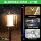 8-Pack Solar Path Lights, Outdoor Walkway LED