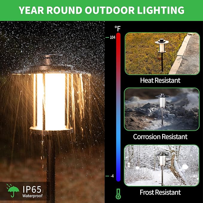 Solar Pathway Lights, Yard LED