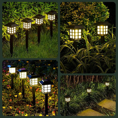 SOLPEX 16 Pack Solar Outdoor Lights, Path Lights, Walkway Lights Outdoor, Solar Garden Lights, Pathway Lights Waterproof for Garden, Yard, Landscape (Warm White)