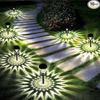 10-Pack IP65 Solar Landscape Lights for Garden