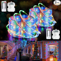 Solar Rope Lights, 66ft 200 LED Waterproof Porch Lights