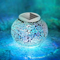 Mosaic Solar Lawn Figurine Light, Waterproof