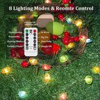 Outdoor String Lights, Multicolor Waterproof LED