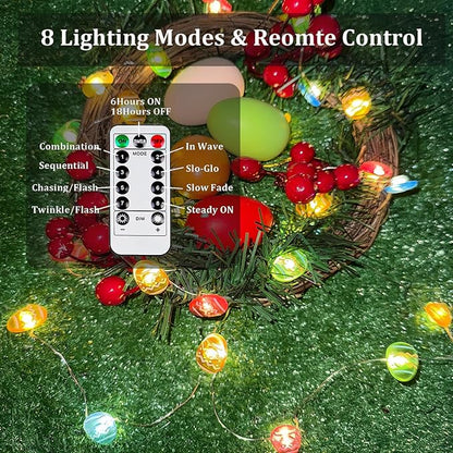 Outdoor String Lights, Multicolor Waterproof LED