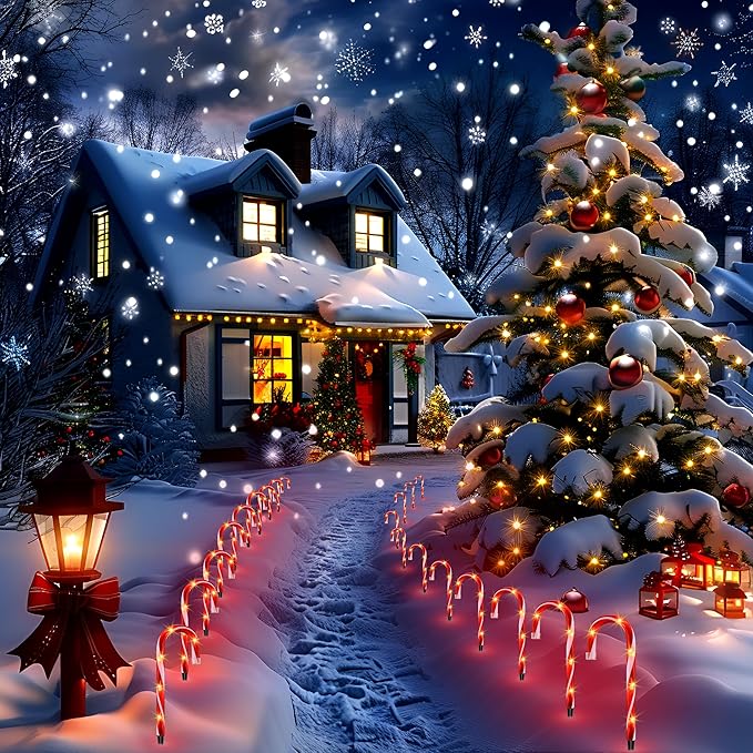 Solar Path Lights, Outdoor Driveway LED