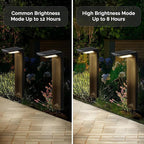 Solar Walkway Path Lights 2-Pack, Waterproof