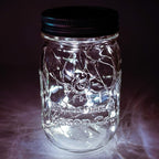 20 LED Mason Jar Fairy Lights, Solar Wedding